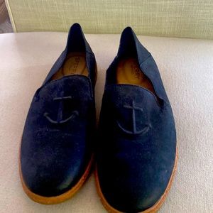 Brand new sperry dark blue leather loafers